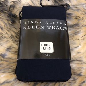 Brand New ELLEN TRACY Footed Tights